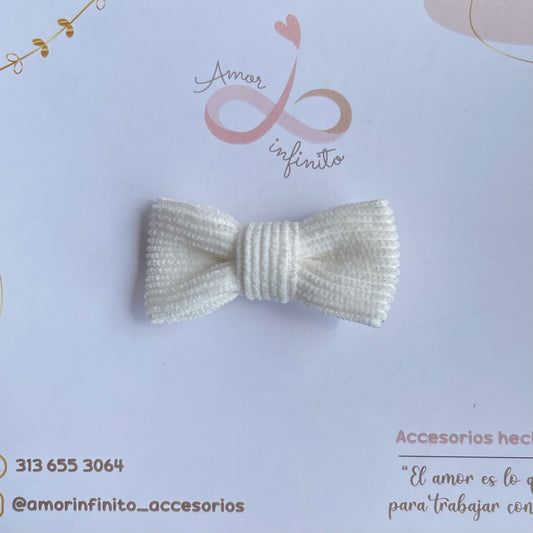 Moño Roma Marfil pana