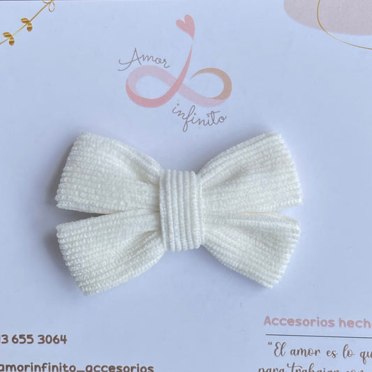Moño Sienna Marfil pana