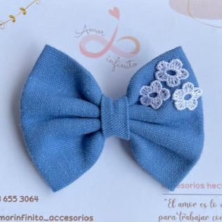 Moño Rosario Azul
