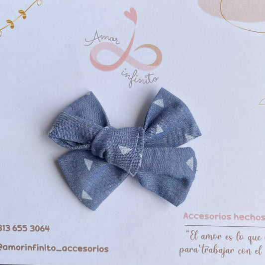 Verona pequeño azul triangulos