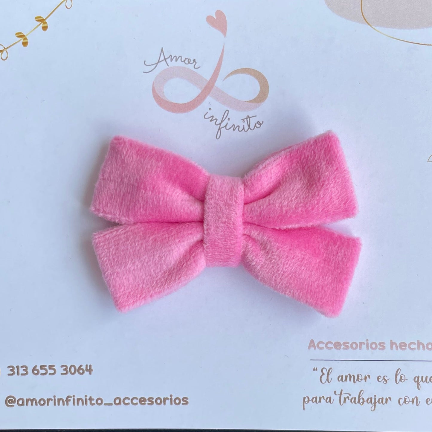 Moño Sienna Rosa