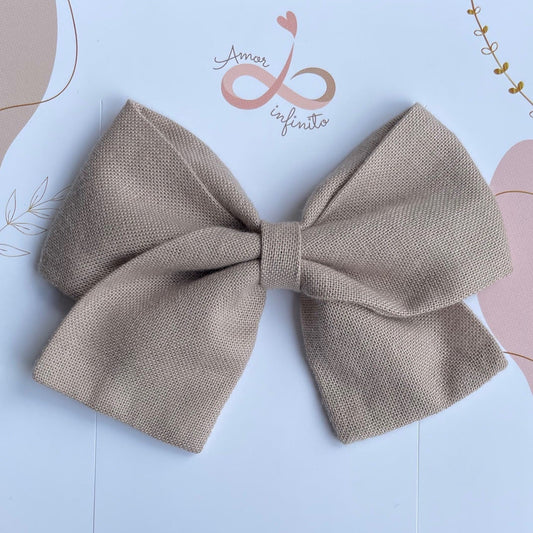 Moño Florencia Grande Beige